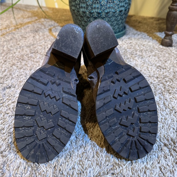 Gray Suede Sam Edelman Bootie - Picture 6 of 6